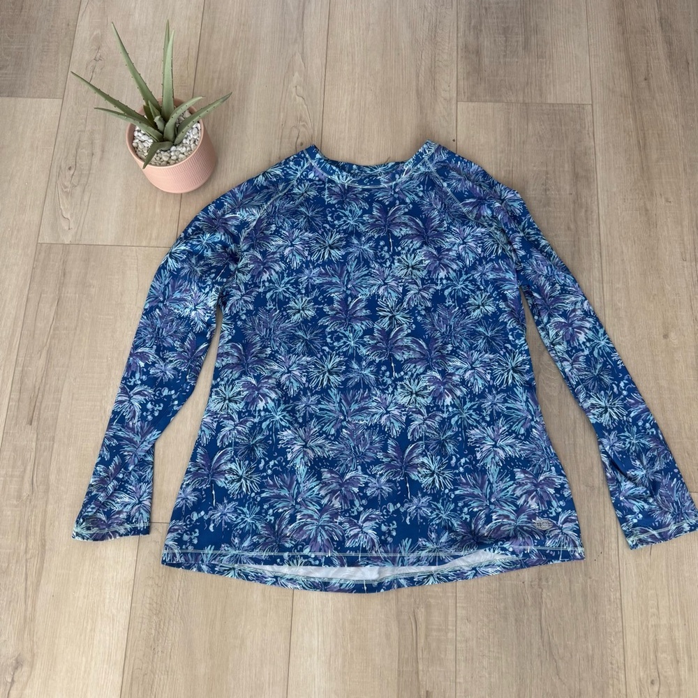 Reel Legends Women’s Xl Reel Tec long sleeve palm print shirt